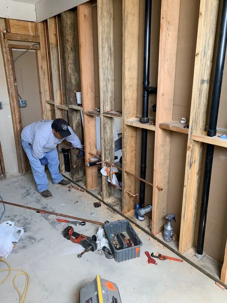 Commercial rough-in plumbing for Water Heater Replacement in Bartlett Estates
